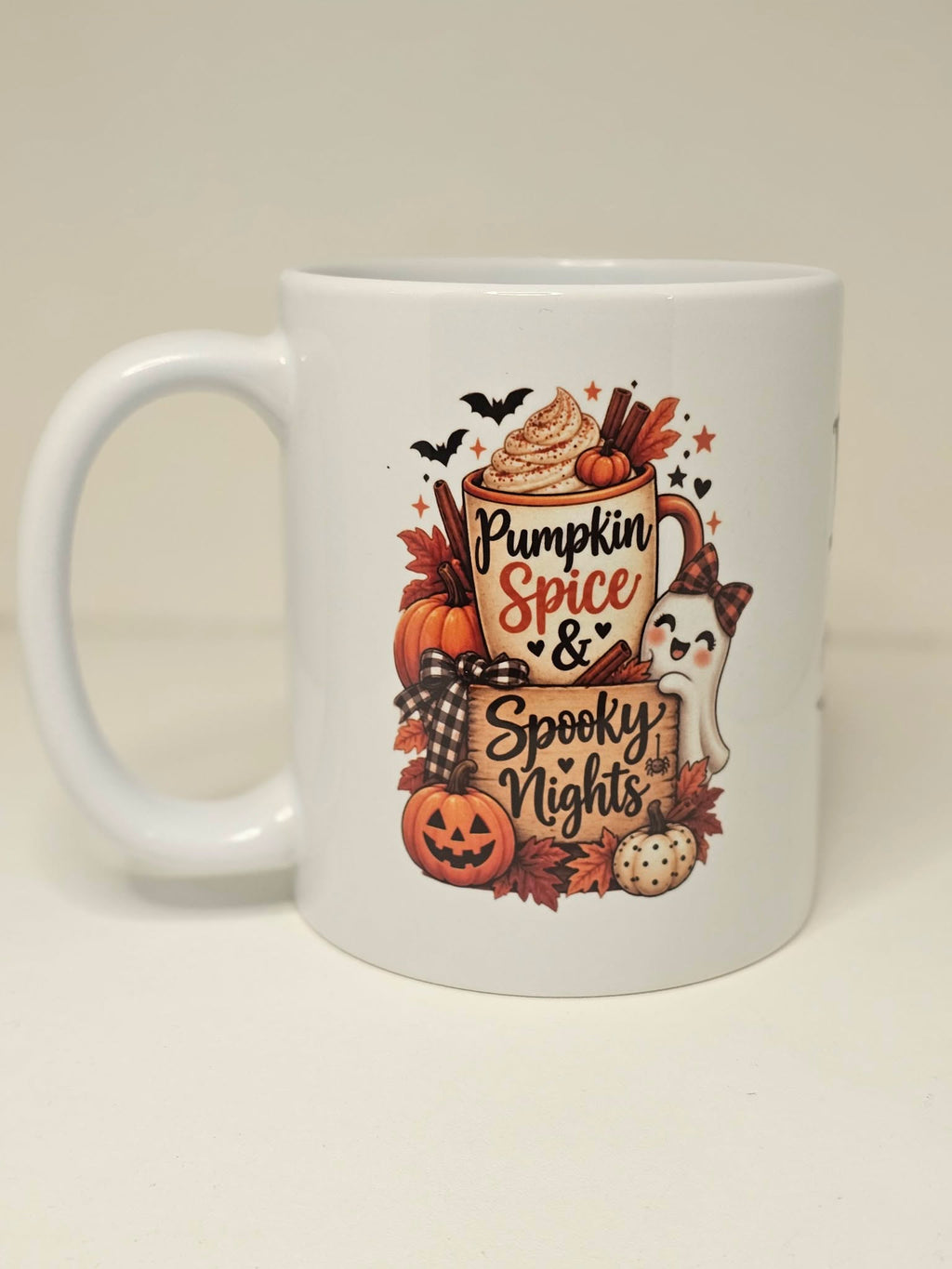 Pumpkin Spice & Spooky Nights 11oz Mug – Autumn Halloween Mug